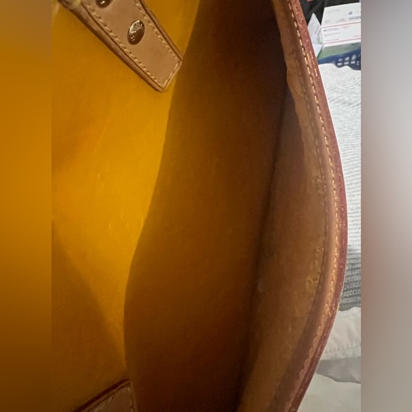 Louis Vuitton Hand Bag Tompkins Square YELLOW VERNIS - Picture 15 of 16